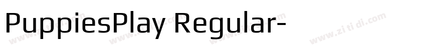 PuppiesPlay Regular字体转换